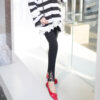 XS-7XL Leggings Women Cotton Lace Decoration Leggings Leggins Plus Size Long Leggings - Image 6