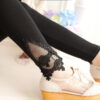 XS-7XL Leggings Women Cotton Lace Decoration Leggings Leggins Plus Size Long Leggings - Image 8