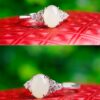 Adjustable Moonstone jade Ring with 925 silver - Image 4