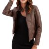 Women Neck Jackets For Spring Soft - Image 5
