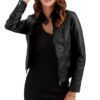 Women Neck Jackets For Spring Soft - Image 4
