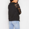 Women Bomber Jacket With Lace - Image 2