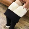 Women's Lamb Wool High Waist Elasticity Leggings - Image 2